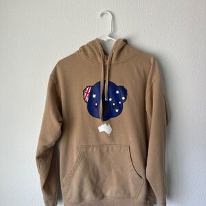 YOUNGLA Australia Fires Hoodie - Brown - Size Medium